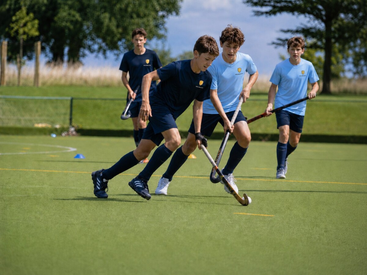 Holland Elite players competing for the ball